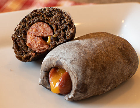 Black Russian Bread (How to Make Pigs in a Blanket)