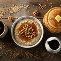 Whole Grain Breakfast Flat Lay