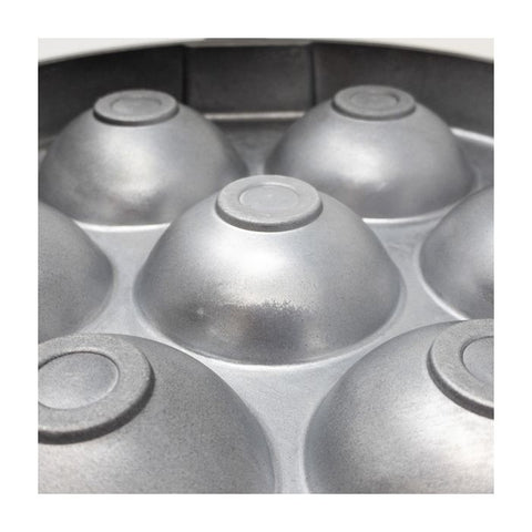 Danish Aebleskiver (Ebleskiver) Pancake Puff Pan Aluminum (6747378090065)