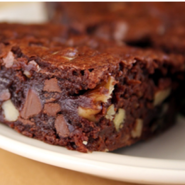 Southern Style Thick and Chewy Brownies With Pecans (6746688159825)