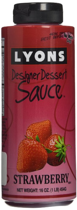 Strawberry Designer Ice Cream and Dessert Sauce (6748141846609)