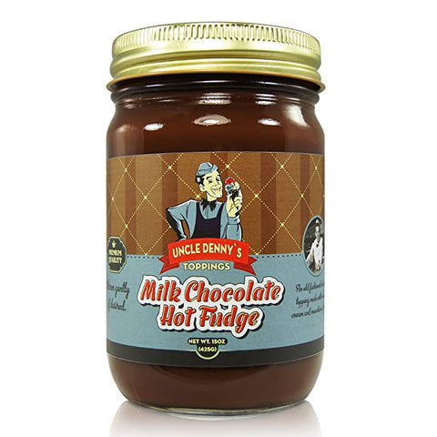 Uncle Denny's Milk Chocolate Hot Fudge Gourmet Ice Cream Topping