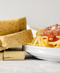 Italian Bread with Spaghetti