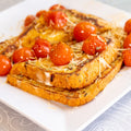 Tuscany Tomato Bread with Cheese and Tomato Toppings