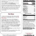 The Prepared Pantry Alaskan Sourdough Bread Mix Back Label