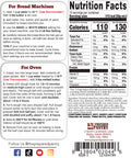 The Prepared Pantry Sour Cream Onion Gourmet Bread Mix Back Label