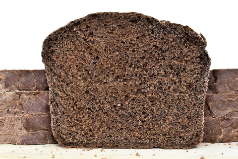 Slice of Black Russian (Pumpernickel) Bread