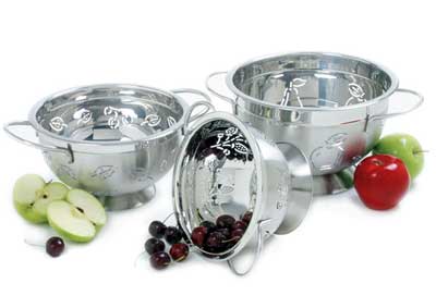 Strawberry Heritage Kitchen Colander 1.5 quart (6747375796305)