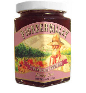 Pioneer Valley Gourmet Strawberry Rhubarb Jam (6748139257937)