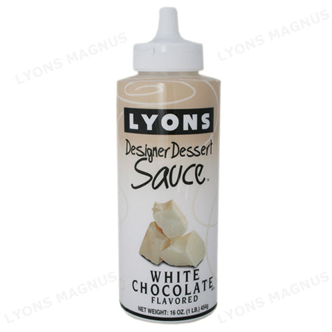 White Chocolate Designer Ice Cream and Dessert Sauce